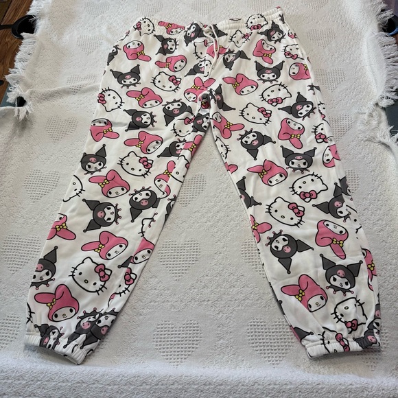 Hello Kitty Pants - Hello Kitty and Friends Graphic Jogger Sweatpants (XXL)